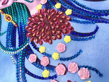 Load image into Gallery viewer, Crystal Rhinestone Diamond Painting Kit | Beautiful woman with blue hair