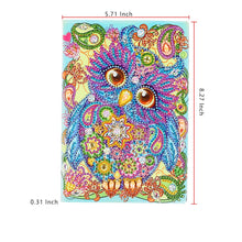 Load image into Gallery viewer, DIY Diamond Painting | Owl Notebook
