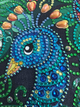 Load image into Gallery viewer, Crystal Rhinestone Diamond Painting Kit | Animal Peacock