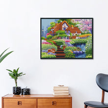 Load image into Gallery viewer, 11CT Full Cross Stitch | Country Cottage (36x46cm)