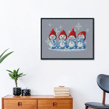 Load image into Gallery viewer, 11CT Full Cross Stitch | snowman (53x38cm)