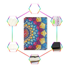 Load image into Gallery viewer, DIY Diamond Painting Notebook | Mandala Flower
