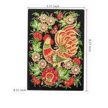 Load image into Gallery viewer, DIY Diamond Painting | Rooster Notebook