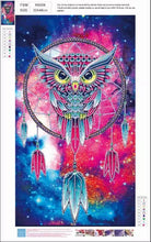 Load image into Gallery viewer, Crystal Rhinestone Diamond Painting Kit | Dreamcatcher Owl