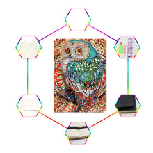 Load image into Gallery viewer, DIY Diamond Painting | Owl Notebook