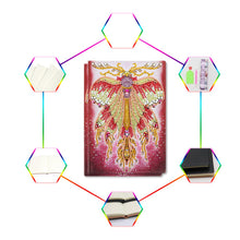 Load image into Gallery viewer, DIY Diamond Painting | Phoenix Notebook