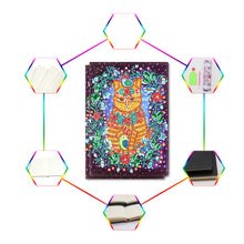 Load image into Gallery viewer, DIY Diamond Painting Notebook | Cat