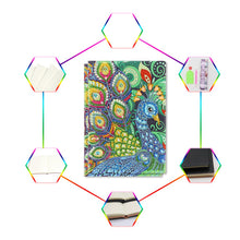 Load image into Gallery viewer, DIY Diamond Painting | Peacock Notebook