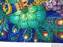 Load image into Gallery viewer, Crystal Rhinestone Diamond Painting Kit | Animal Peacock