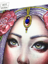 Load image into Gallery viewer, Crystal Rhinestone Diamond Painting Kit | Flower Headwear Girl