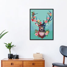 Load image into Gallery viewer, 11CT Full Cross Stitch | fSika deer (36x46cm)