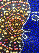 Load image into Gallery viewer, Crystal Rhinestone Diamond Painting Kit | Mandala sun and moon