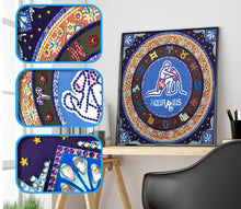 Load image into Gallery viewer, Crystal Rhinestone Diamond Painting Kit | Compass Aquarius