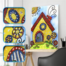 Load image into Gallery viewer, Crystal Rhinestone Diamond Painting Kit | Cartoon House