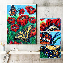 Load image into Gallery viewer, Crystal Rhinestone Diamond Painting Kit | Flowers