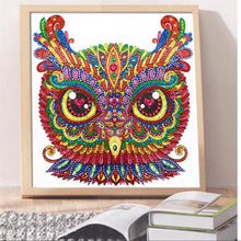 Load image into Gallery viewer, Crystal Rhinestone Diamond Painting Kit | Cartoon Owl