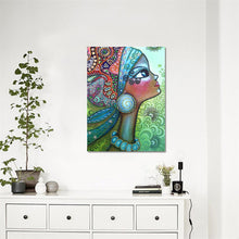 Load image into Gallery viewer, Crystal Rhinestone Diamond Painting Kit | African Girl