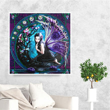 Load image into Gallery viewer, Crystal Rhinestone Diamond Painting Kit | Black Elf