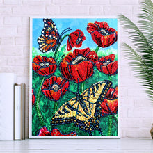 Load image into Gallery viewer, Crystal Rhinestone Diamond Painting Kit | Flowers