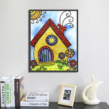 Load image into Gallery viewer, Crystal Rhinestone Diamond Painting Kit | Cartoon House