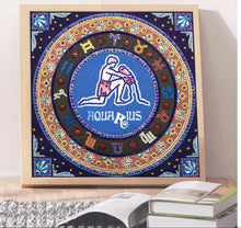 Load image into Gallery viewer, Crystal Rhinestone Diamond Painting Kit | Compass Aquarius
