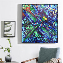 Load image into Gallery viewer, Crystal Rhinestone Diamond Painting Kit | Dragonfly