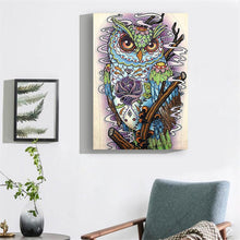 Load image into Gallery viewer, Crystal Rhinestone Diamond Painting Kit | Animal Owl