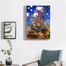 Load image into Gallery viewer, Crystal Rhinestone Diamond Painting Kit | Cartoon Plant House