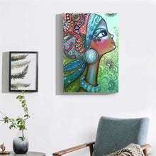 Load image into Gallery viewer, Crystal Rhinestone Diamond Painting Kit | African Girl