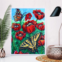 Load image into Gallery viewer, Crystal Rhinestone Diamond Painting Kit | Flowers
