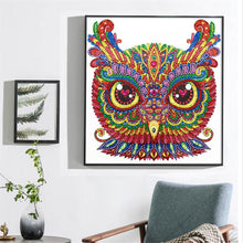Load image into Gallery viewer, Crystal Rhinestone Diamond Painting Kit | Cartoon Owl