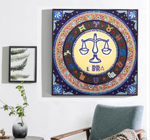 Load image into Gallery viewer, Crystal Rhinestone Diamond Painting Kit | Compass Libra