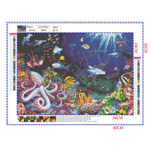 Load image into Gallery viewer, Full Diamond Painting kit | The underwater world