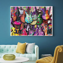 Load image into Gallery viewer, Full Diamond Painting kit | Guitars