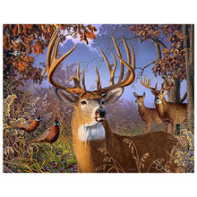 Load image into Gallery viewer, Full Diamond Painting kit | Deer in the jungle