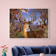 Load image into Gallery viewer, Full Diamond Painting kit | Deer in the jungle