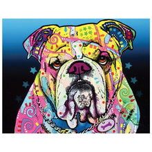 Load image into Gallery viewer, Full Diamond Painting kit | Watercolor pug