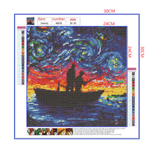 Load image into Gallery viewer, Full Diamond Painting kit | Fishing under the stars