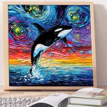 Load image into Gallery viewer, Full Diamond Painting kit | Killer Whale Jumping