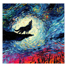 Load image into Gallery viewer, Full Diamond Painting kit | Roaring wolf