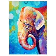 Load image into Gallery viewer, Full Diamond Painting kit | Watercolor elephant