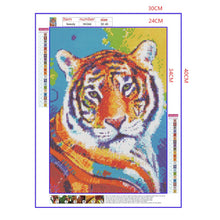 Load image into Gallery viewer, Full Diamond Painting kit | Watercolor tiger