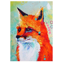 Load image into Gallery viewer, Full Diamond Painting kit | Watercolor fox