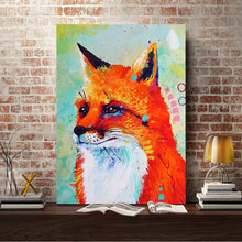 Load image into Gallery viewer, Full Diamond Painting kit | Watercolor fox