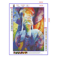 Load image into Gallery viewer, Full Diamond Painting kit | Elephant mother and child