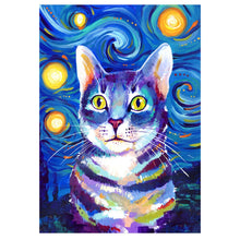 Load image into Gallery viewer, Full Diamond Painting kit | Animal cat
