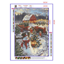Load image into Gallery viewer, Full Diamond Painting kit | Christmas in the countryside