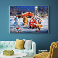 Load image into Gallery viewer, Full Diamond Painting kit | Santa Claus and Farm animals