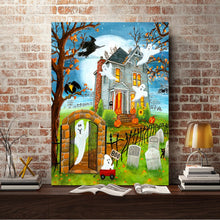Load image into Gallery viewer, Full Diamond Painting kit | Haunted mansion