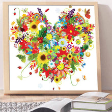 Load image into Gallery viewer, Full Diamond Painting kit | Flower heart